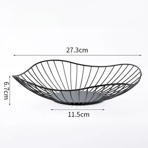 Cesta de Mesa para Frutas e Vegetais de Metal Ferrazi