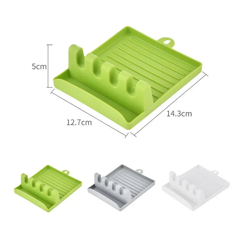 Suporte de Utensílios de Silicone para Cozinha | OrganizePro