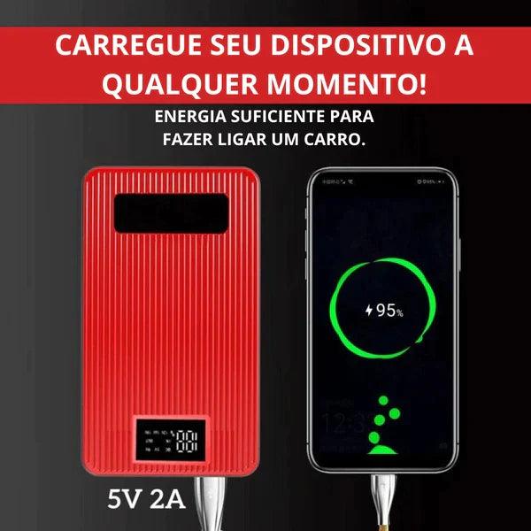 Chupeta para Carro Starter R23 Pro - Auxiliar de partida 3 em 1 - Compre 1 e Leve 2